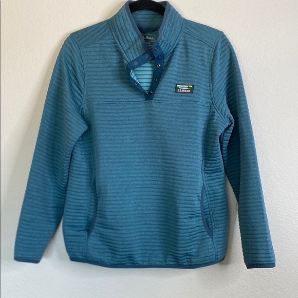 L.L.Bean Blue Pullover Sweater blue women’s medium EUC - Picture 1 of 5